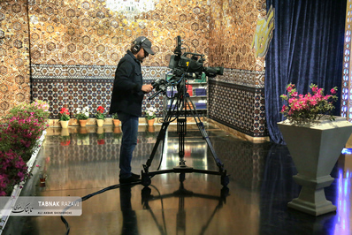 پشت صحنه برنامه سحرگاهی تلوزیون شبکه خراسان رضوی