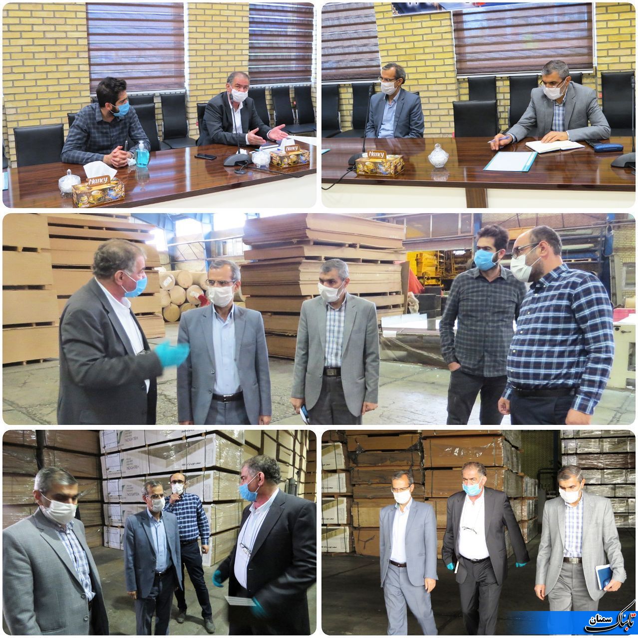 گزارش تصویری/ بازدید دکتر علی تشنه دل از شرکت چوب تراشه