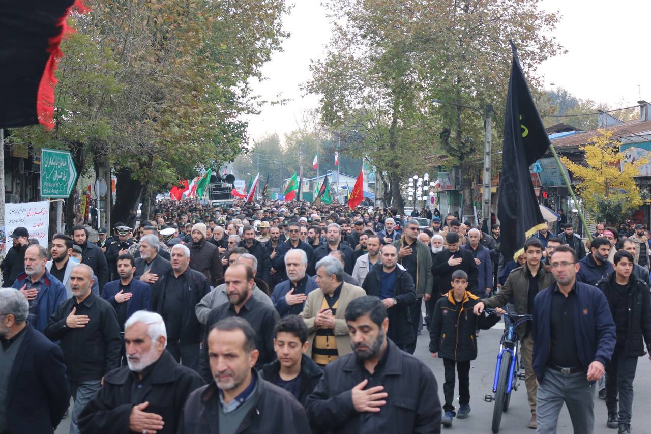 تشییع پیکرهای ۶ شهید گمنام و ۳ مدافع امنیت