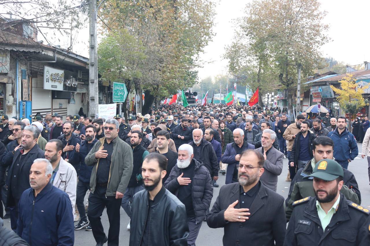 تشییع پیکرهای ۶ شهید گمنام و ۳ مدافع امنیت