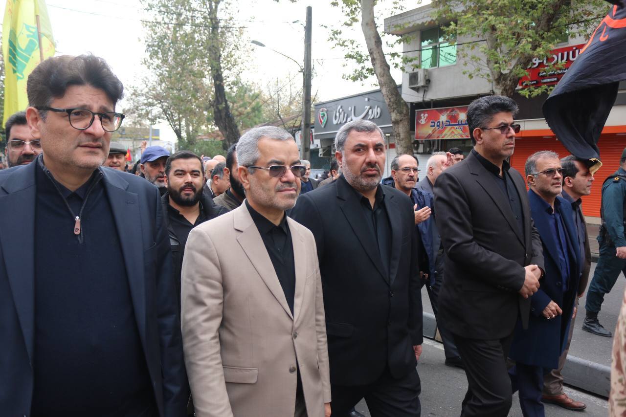 تشییع پیکرهای ۶ شهید گمنام و ۳ مدافع امنیت