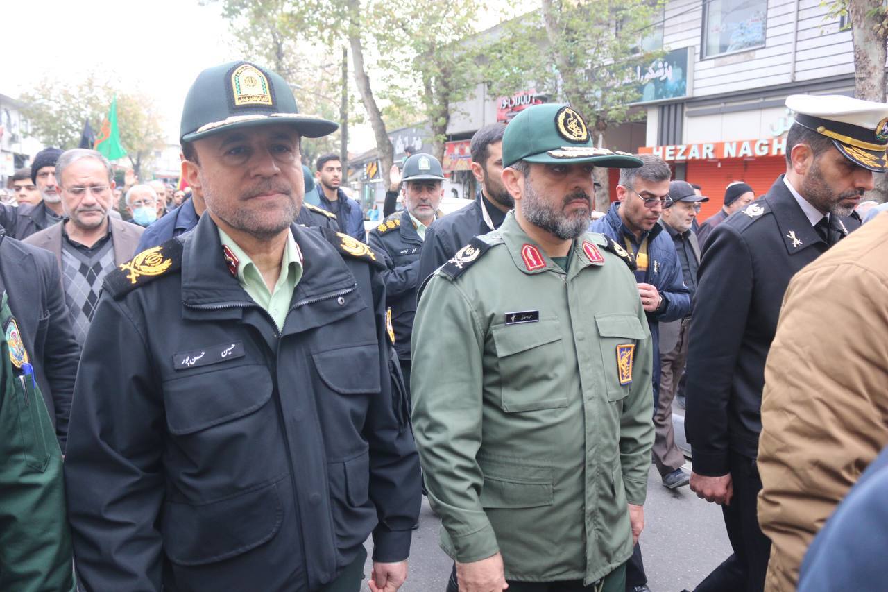 تشییع پیکرهای ۶ شهید گمنام و ۳ مدافع امنیت