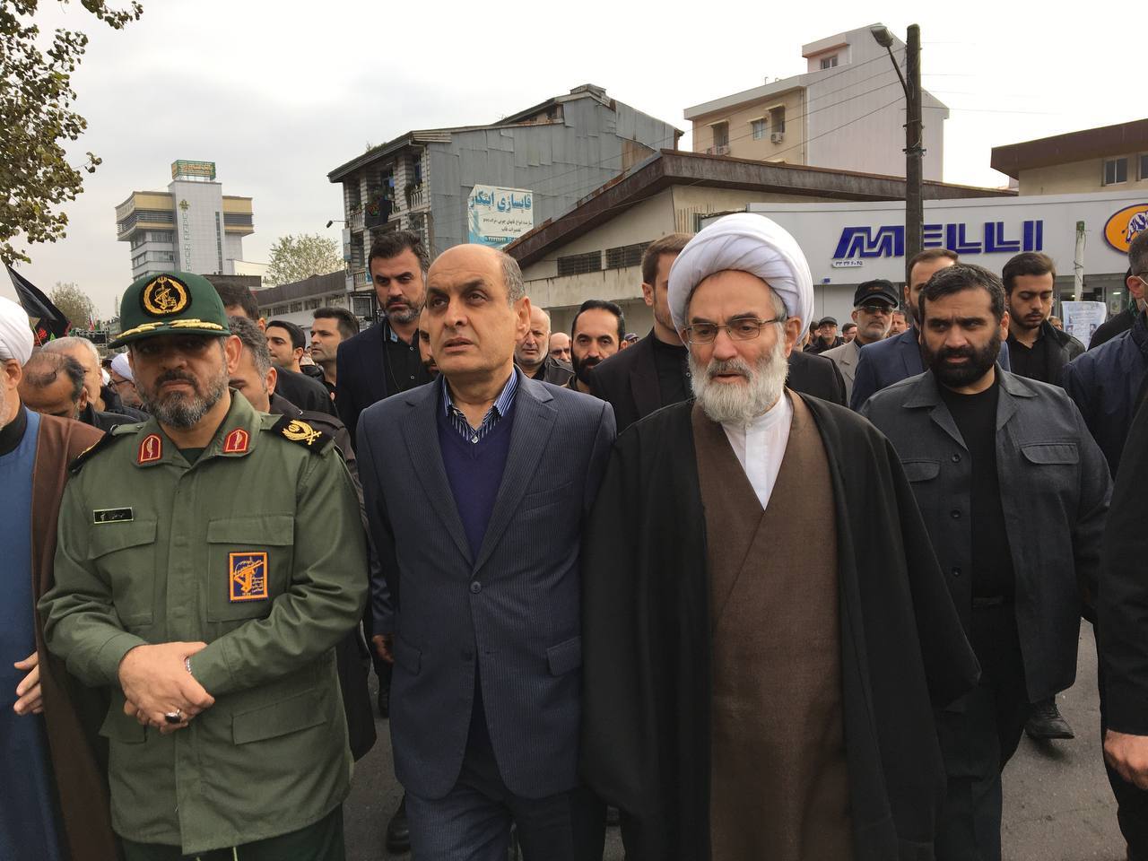 تشییع پیکرهای ۶ شهید گمنام و ۳ مدافع امنیت