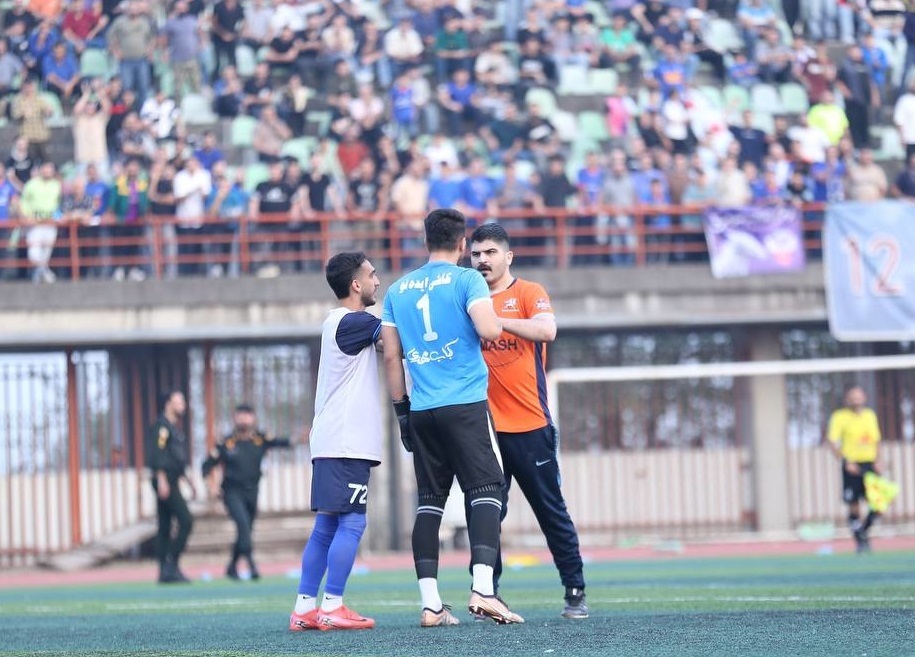 تصویری جدید از اتفاق تلخ در ورزشگاه سردار جنگل رشت/